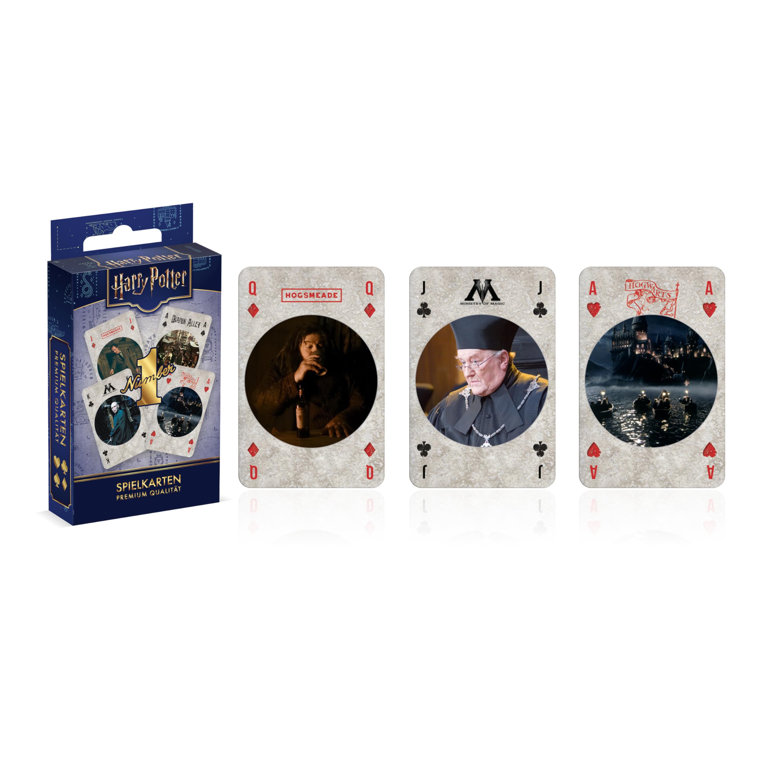 Winning Moves Number 1 Spielkarten Harry Potter Deck Blau