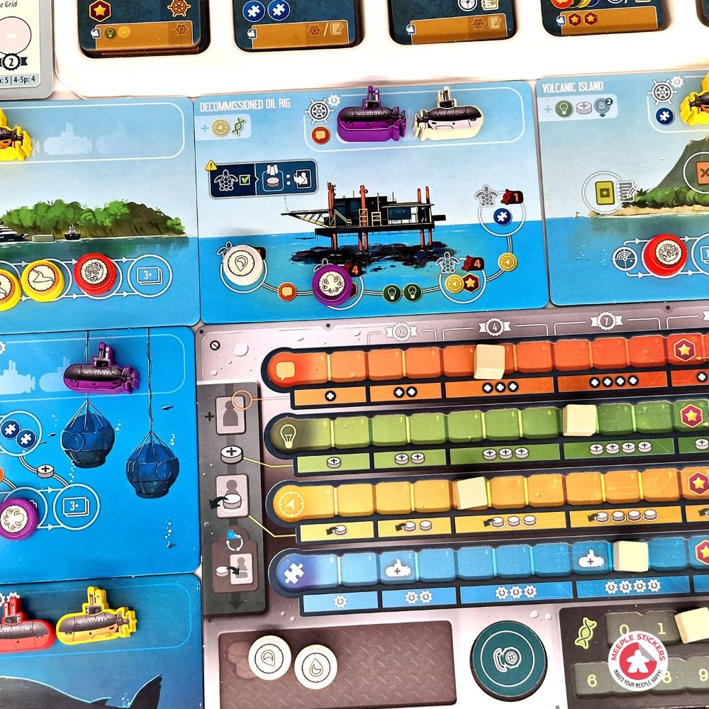 Meeple Sticker Endeavor Deep Sea Sticker Set Aufkleber