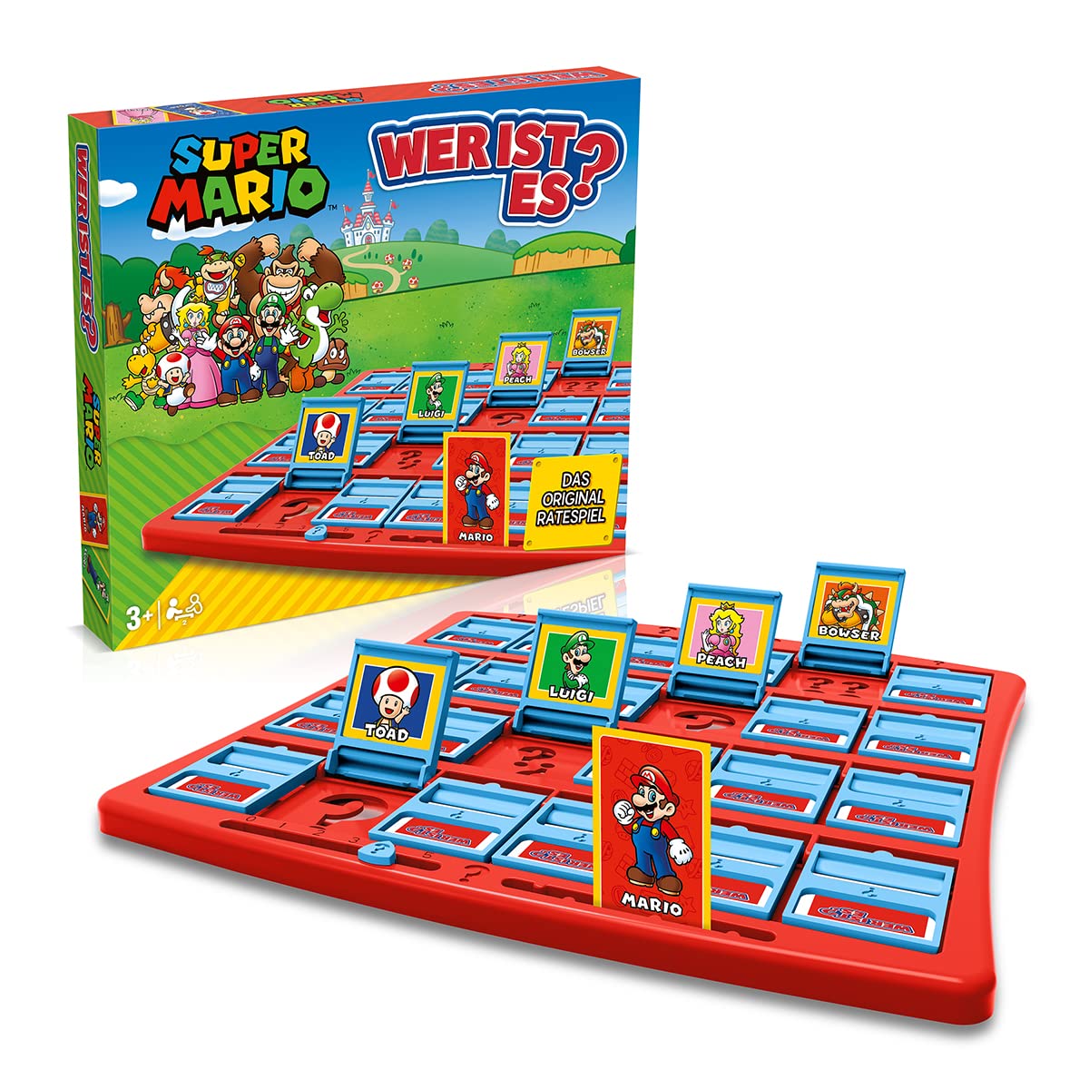 Winning Moves Wer ist es? Super Mario Brettspiel Deutsch ab 3 Jahren