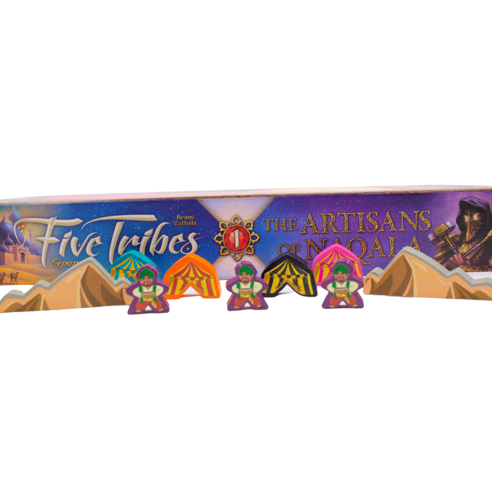 Meeple Sticker Five Tribes Sticker Set beidseitig
