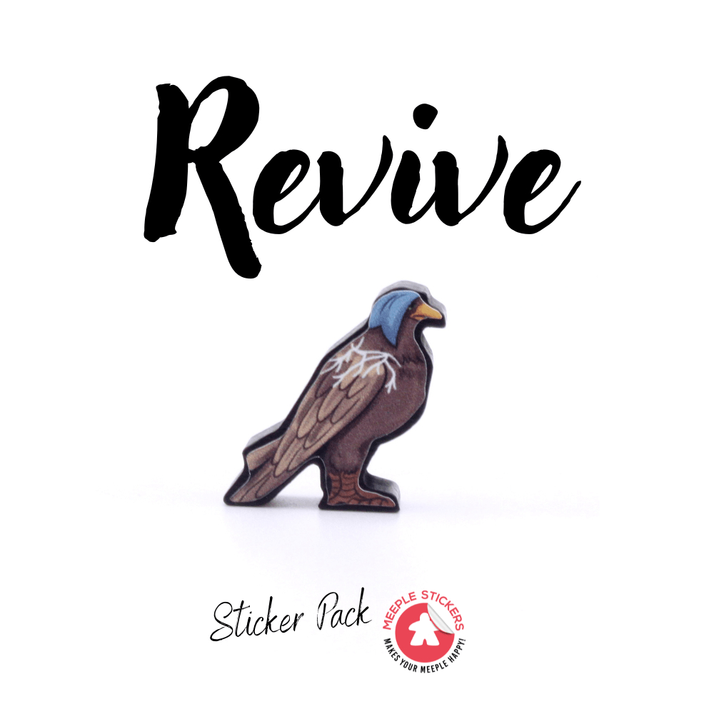Meeple Sticker Revive Basis + Abyss Sticker Set beidseitig